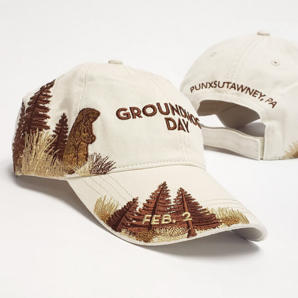 groundhog day wildlife hat